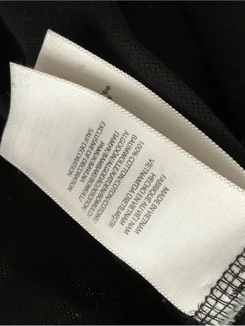Ralph Lauren Black Polo Shirt with White Trim